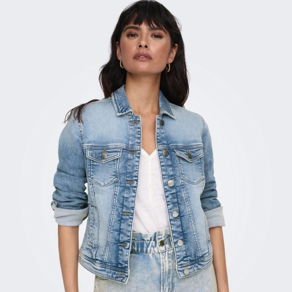 Only Denim Jacket size 36. Medium blue, new condition. - Picture 2 of 9